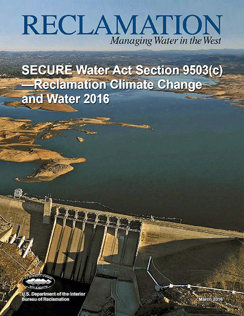 2016 SECURE Water Act Report Cover