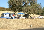 interactive image:  photo - camping at New Melones; click for larger photo