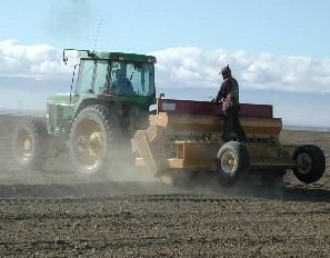 interactive image:  Various techniques for restoring retired farmlands have been tested as part of the demonstration project; click for larger photo