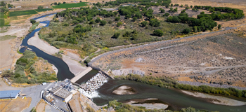 Marble Bluff Dam and Truckee River