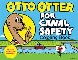 Otto Otter Canal Safety Coloring Book
