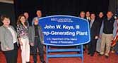 John W. Keys III, Pump-Generating Plant Dedication Ceremony