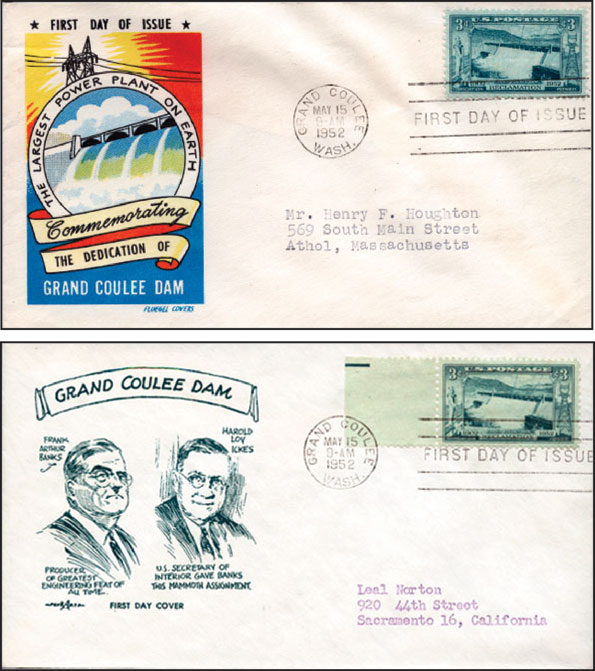 Commemorative stamps and envelopes were a popular way to mark important events. Often printed in limited editions, many of them became collectors' items over the years.
