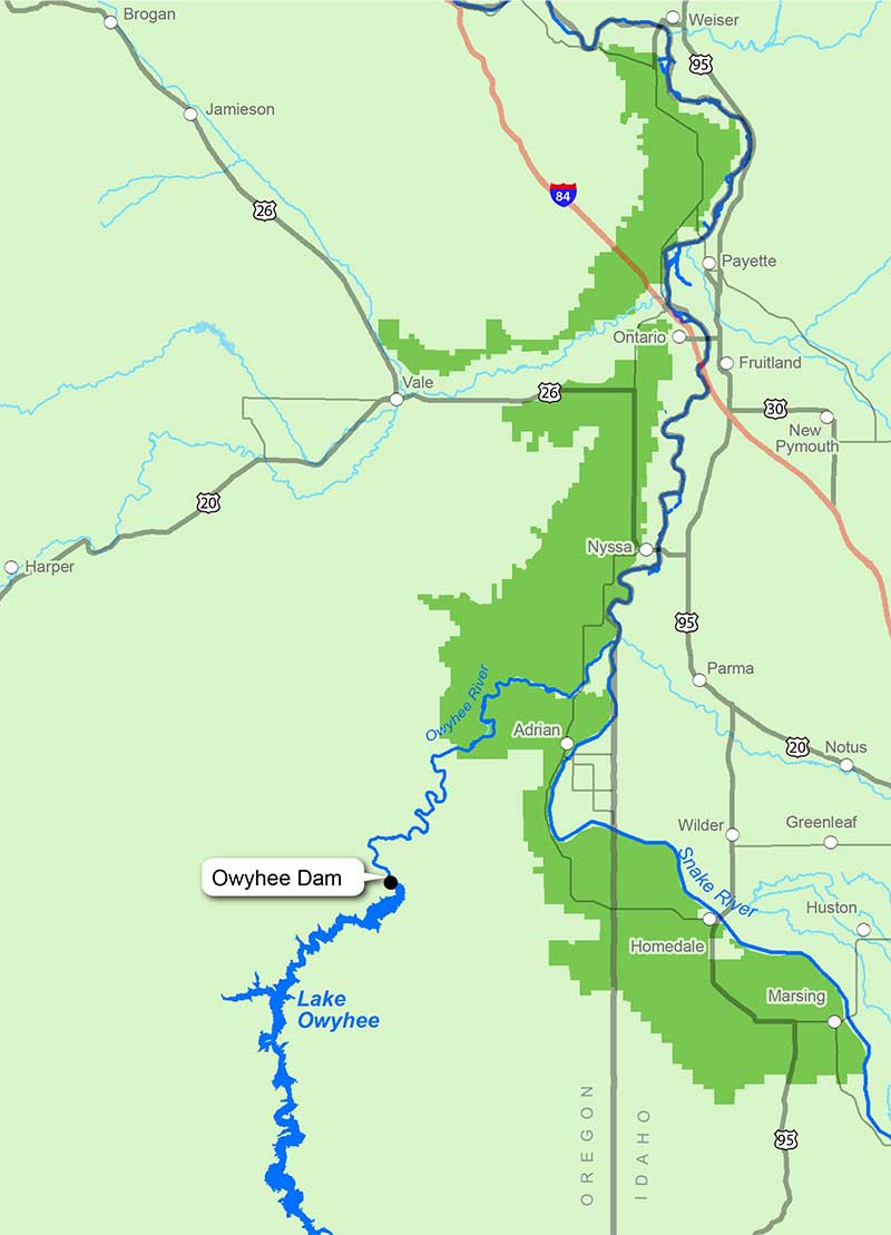 Snake River Area Office Dams, Projects | Bureau of Reclamation