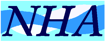 Logo for the NHA: National Hydropower Association