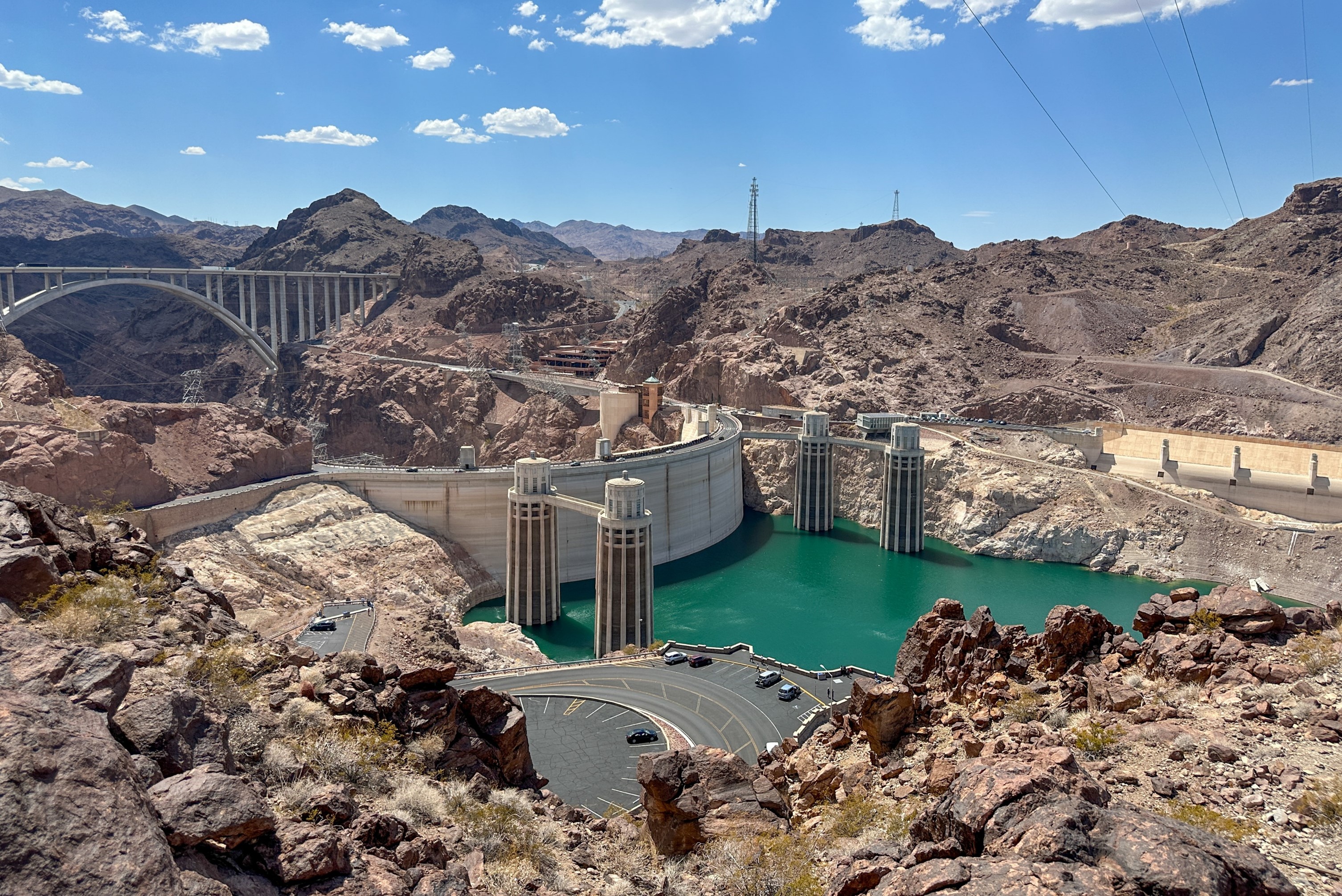 Aerial View of Hoover Dam