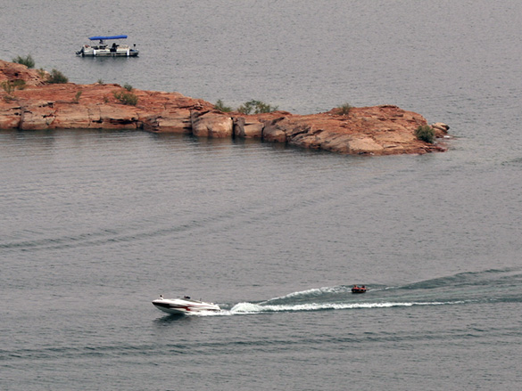 Boating on Lake Powell