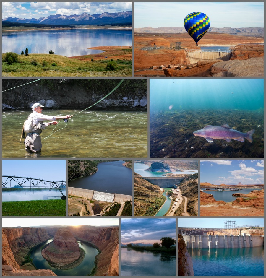 Collage of Reclamation related programs and activities