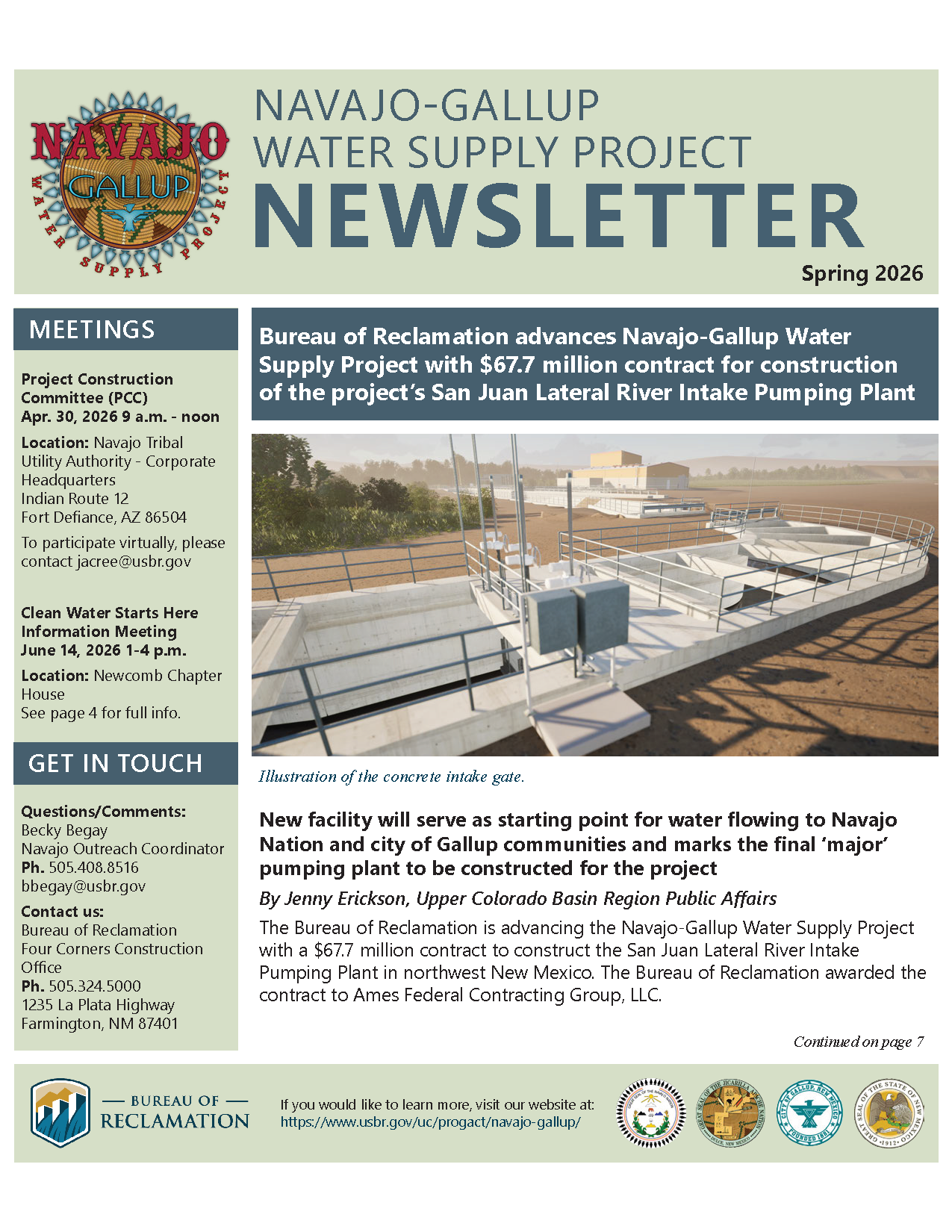 Navajo-Gallup Water Supply Project Newsletter