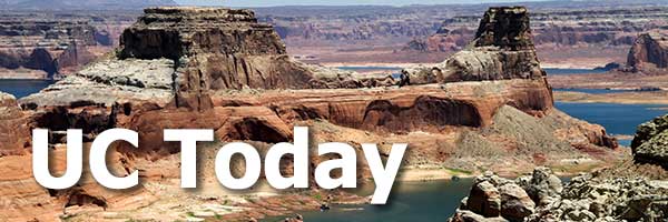 UC Today masthead featuring Gunsight Butte