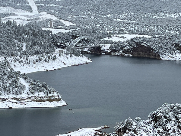 Flaming Gorge shows off its snowpack